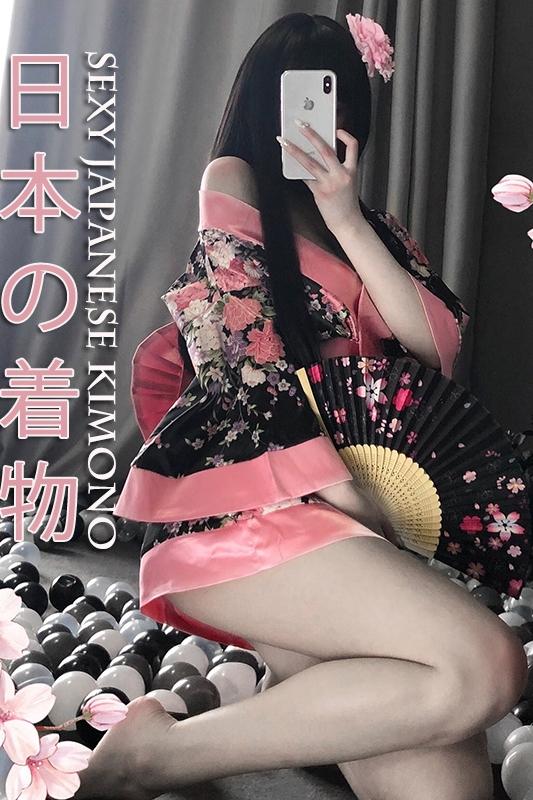 現貨cosplay性感女仆裝浴衣夜店女傭套裝演出服制服誘惑藝妓日本和服