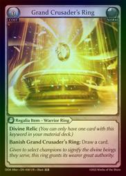 その他 Grand Archive Grand Crusader's Ring Grand Crusader's Ring (Dawn of Ashes Alter Edition) - Index