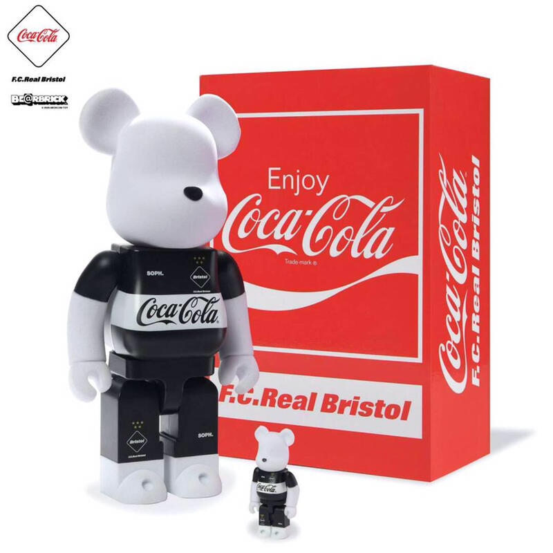 現貨新品未開封BE@RBRICK F.C.Real Bristol COCA-COLA 100