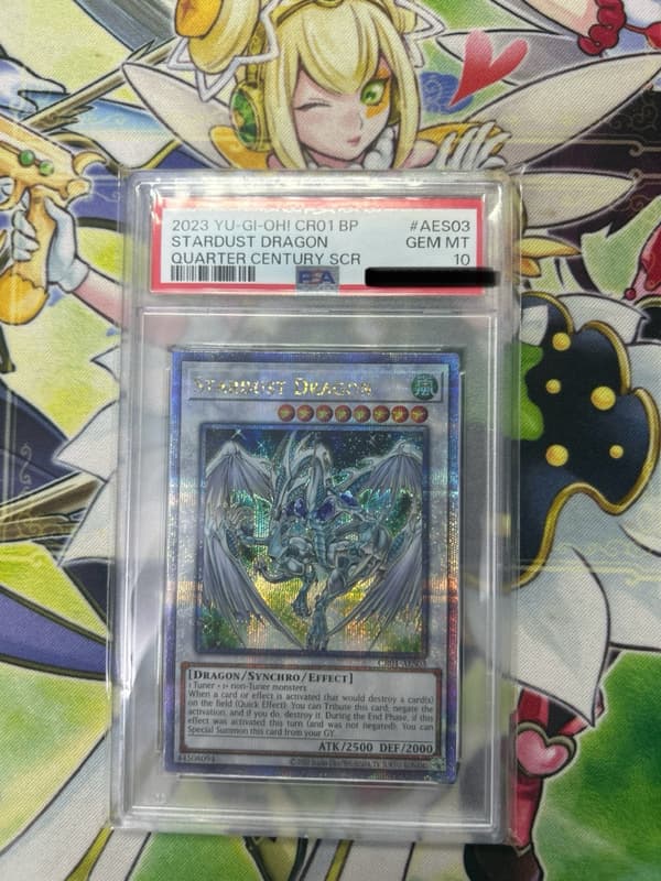 【亞英卡社】Qcser 亞英 CR01-AES03 星塵龍 頂包特卡 (隱藏金鑽) 鑑定卡 PSA 10 | 露天市集 | 全台最大的網路購物市集