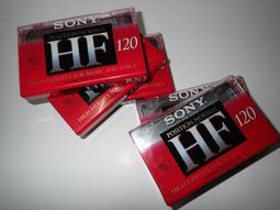 全新 未拆封 SONY 120分 空白錄音帶 5捲