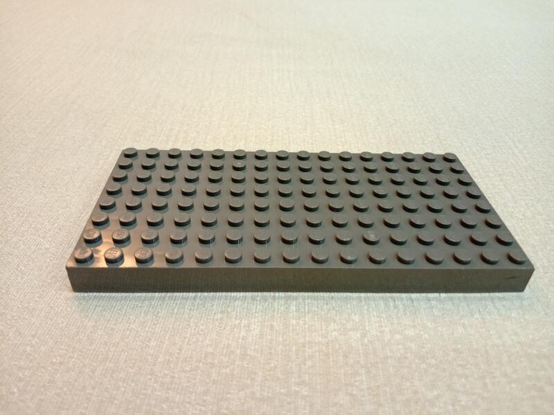 LEGO 樂高 4204 DK灰 舊深灰 綠色 8x16  底板 底磚（二手）