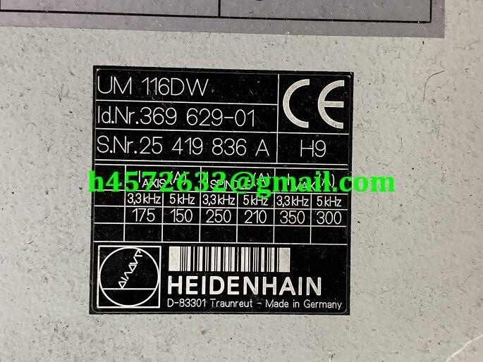 HEIDENHAIN海德漢變頻器UM116DW(新品、中古品、維修服務)