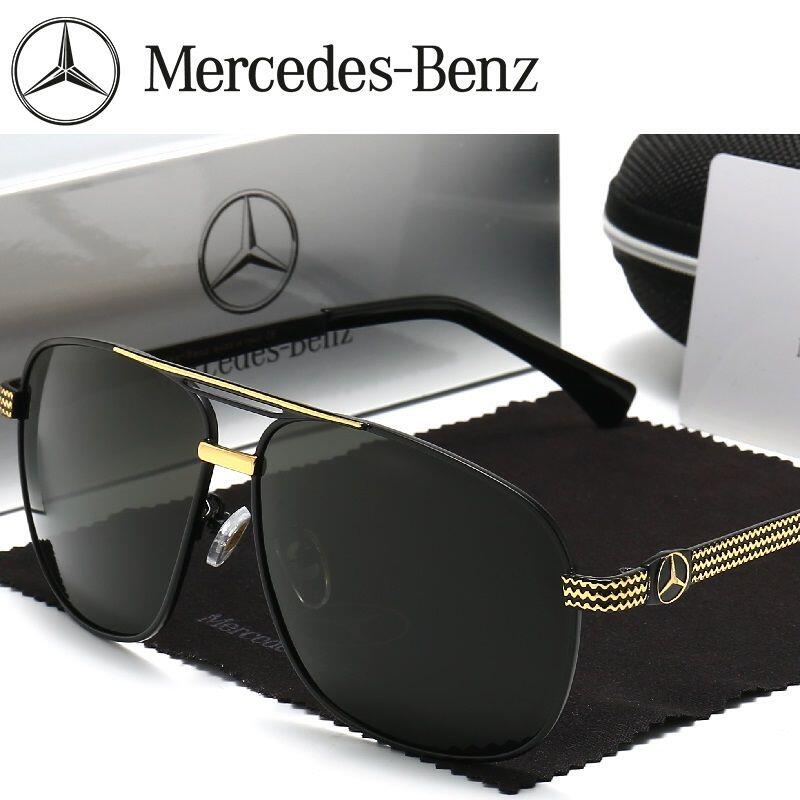 Mercedes賓士 BENZ時尚變色太陽鏡防紫外線偏光太陽眼鏡高清駕駛墨鏡