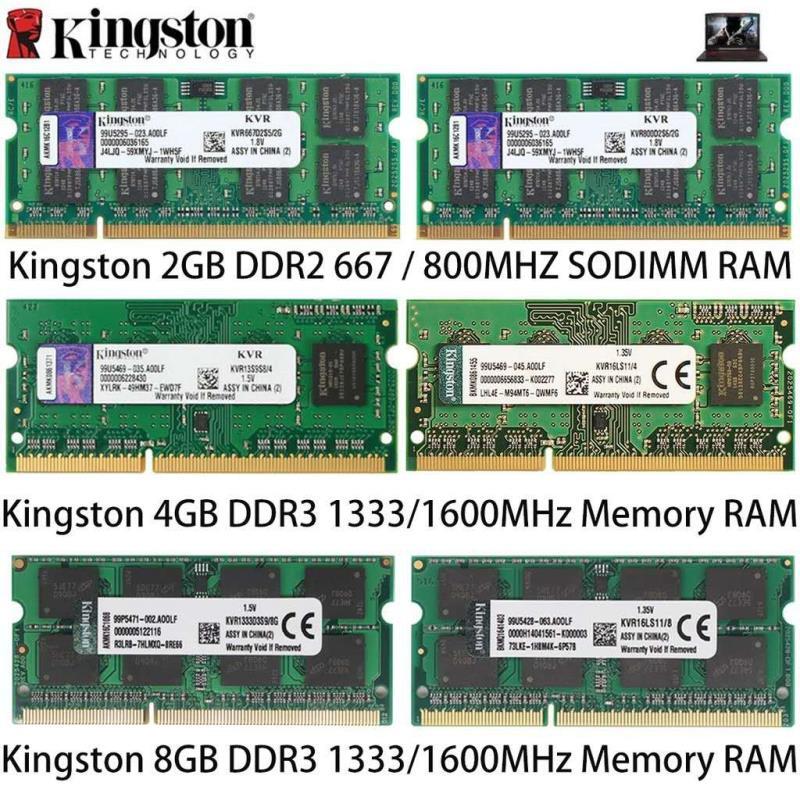 全新金士頓記憶體2GB 4GB 8GB DDR2 DDR3 667/800/1333/1600MHz筆記本內存 終身質保