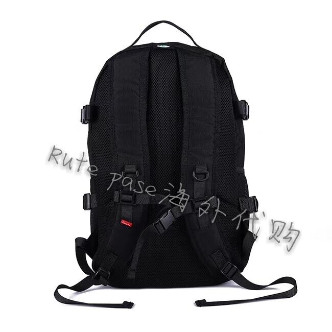 新款】Supreme 18FW Backpack 45th 背包3M反光logo字母雙肩包男女書包