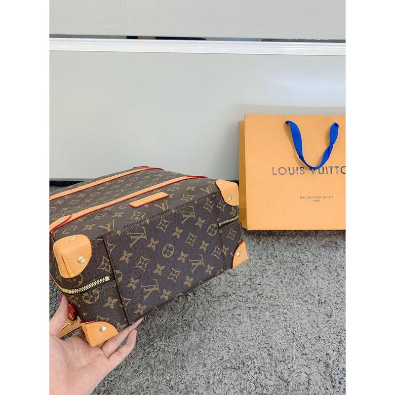 Replica Louis Vuitton Soft Trunk Backpack PM In Monogram Canvas M44752