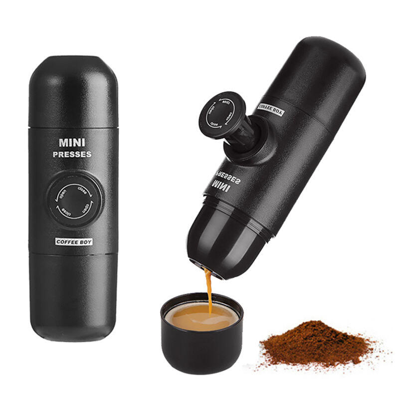 咖啡機 迷你手持意式手壓咖啡機便攜式濃縮膠囊咖啡機手動萃取家用小型