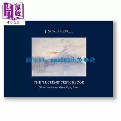 書 J.M.W. Turner 進口藝術 特納:盧塞恩素描本【中商原版】