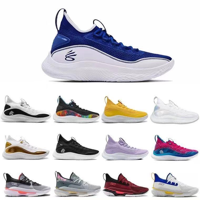 Under Armour Curry 8 Floe 8 庫裡8代籃球鞋curry8首發黑白彩勇士主場