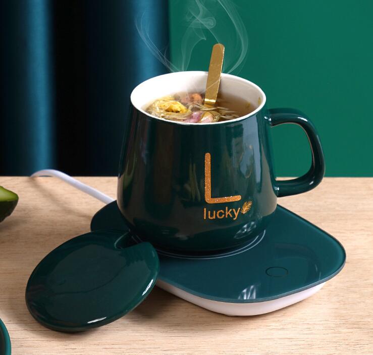 USB暖溫杯自動55度恒溫杯墊加熱水杯牛奶保暖茶水自加熱加熱杯墊